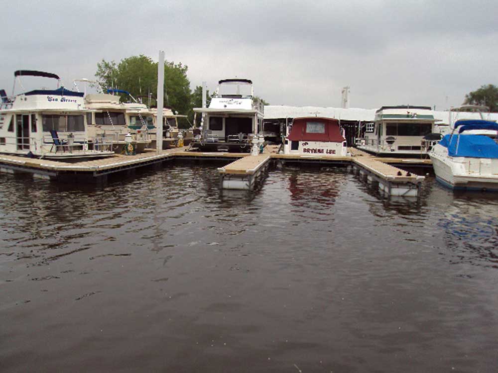 Boat Docks at Winona Marina